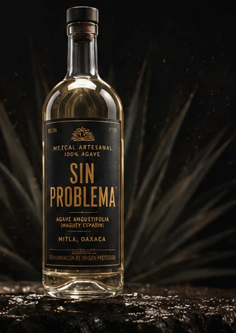 Botella de Sin Problema tomada de la referencia local